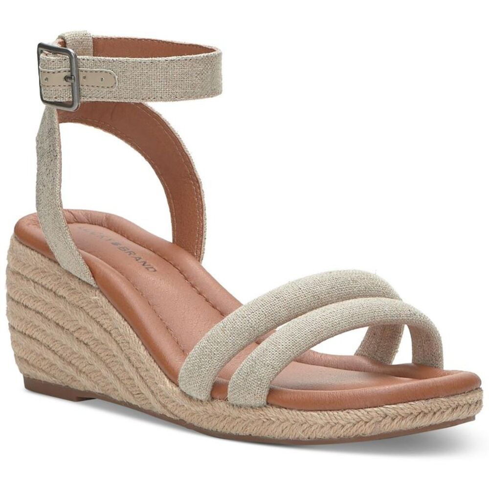 Lucky Brand Tan Wedge Sandals